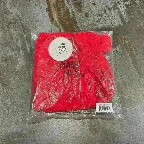 Princess Polly Sold Out Red Sequence Dress US 8 New With Tags - Picture 3 of 3